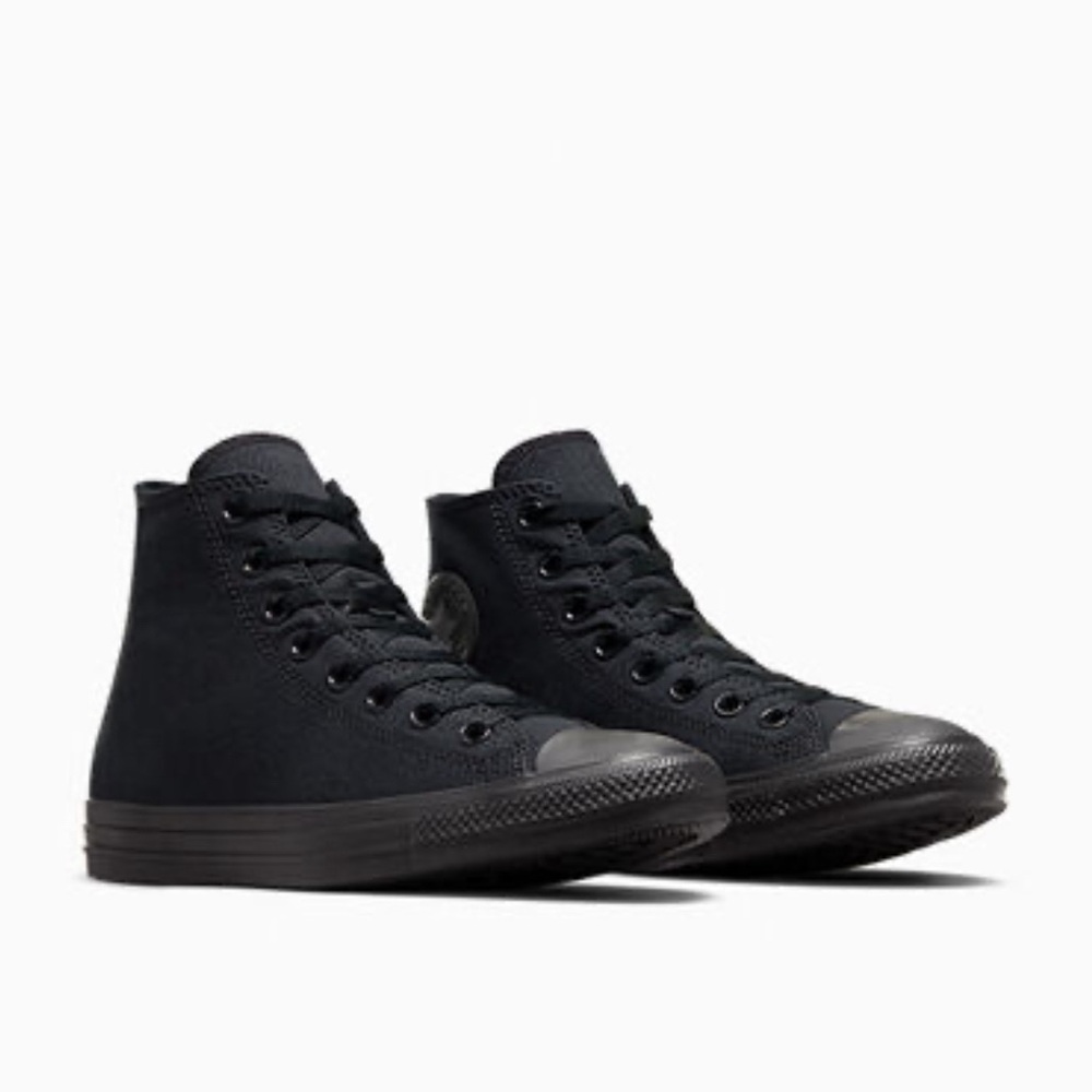 Chuck Taylor All Star Canvas,Size 6 M , 8W Black Monochrome,  good condition.